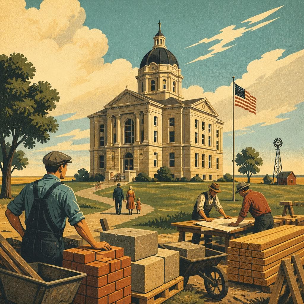 Cover art for A Prairie County Builds for Permanence