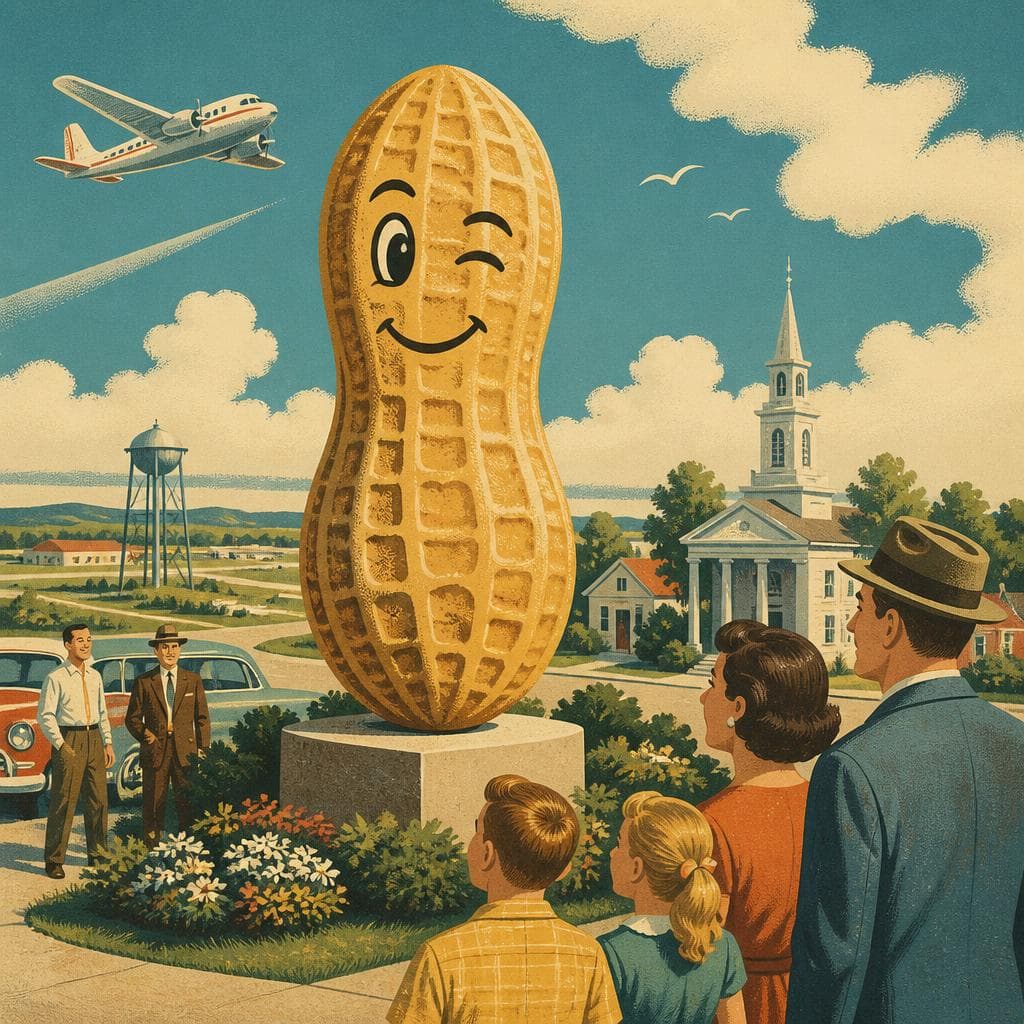 Cover art for The Peanut That Winks Back