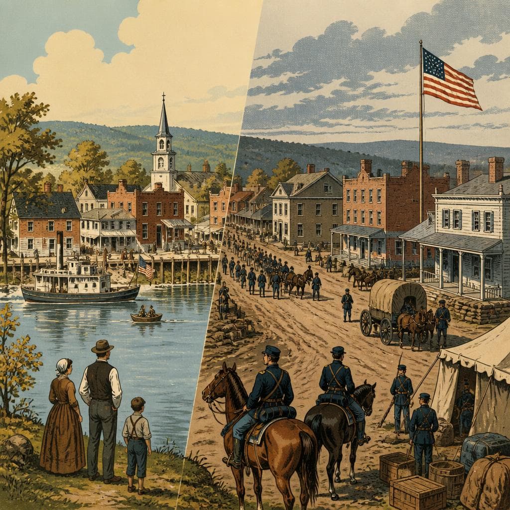 Cover art for When the River Town Became a Military Post