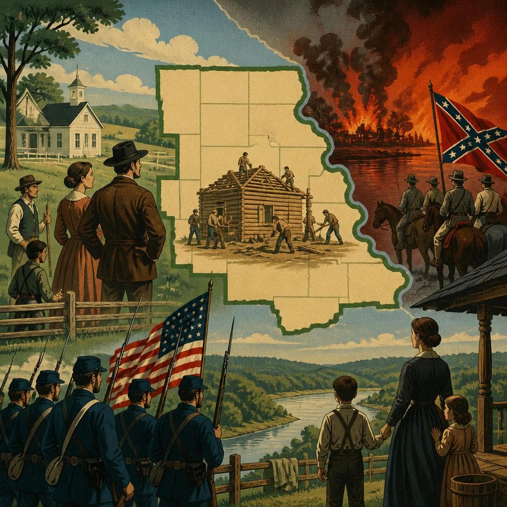 Cover art for A County Drawn at the Edge of Crisis