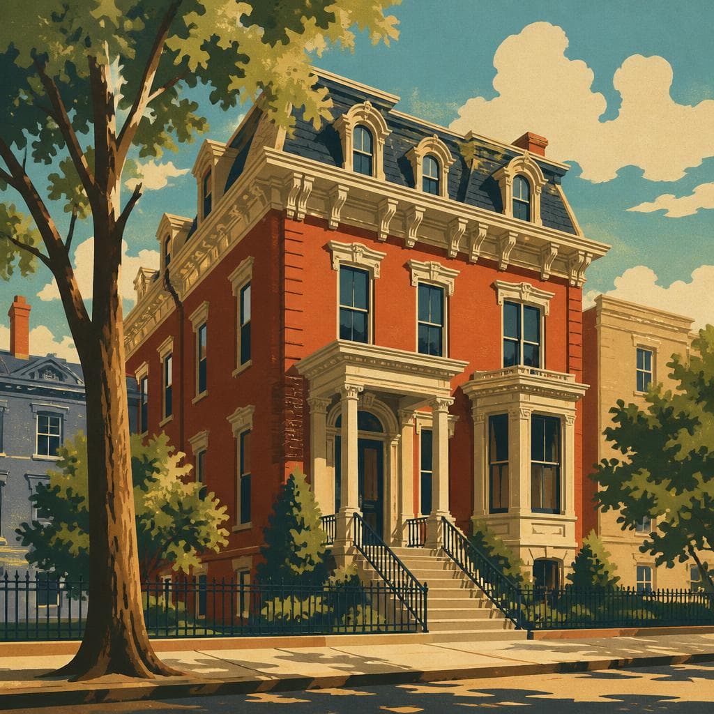 Cover art for Ambition in Brick at the Hart-Cluett Mansion