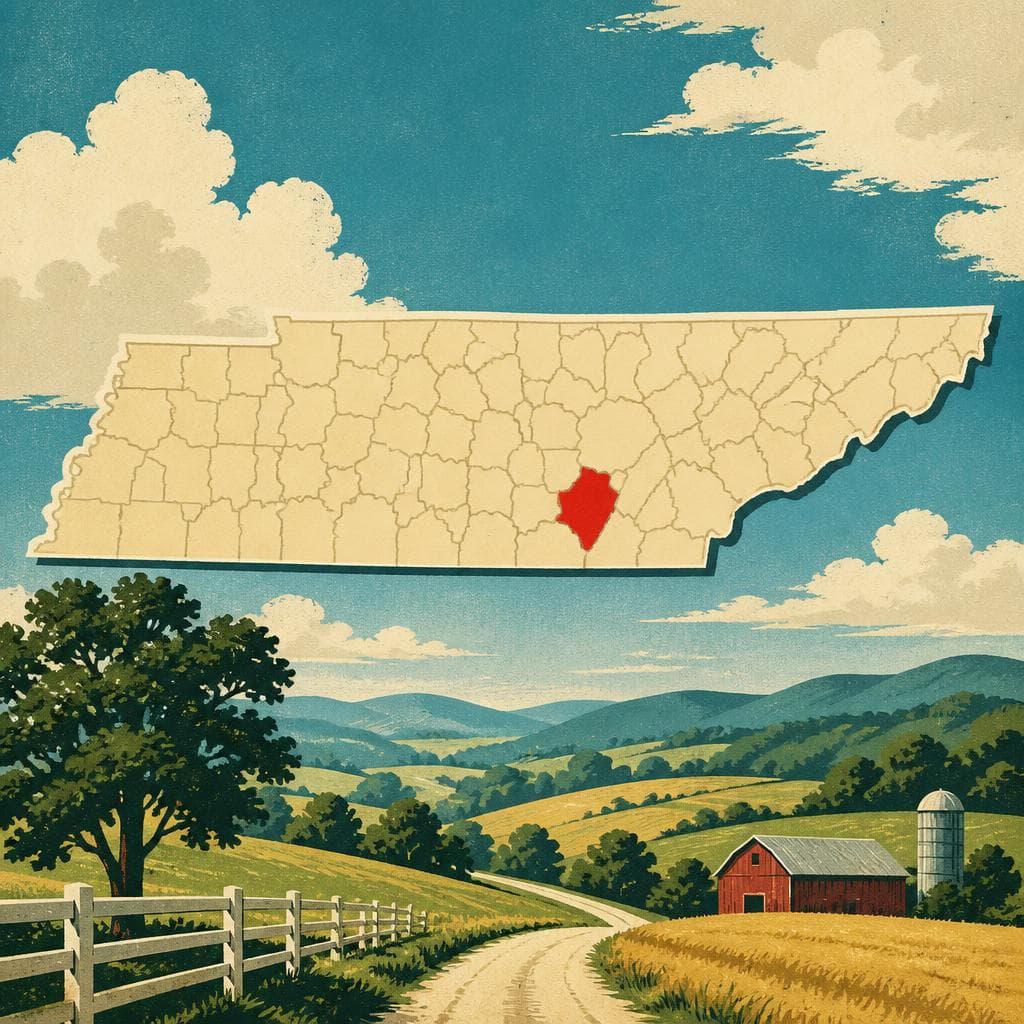 Cover art for When Tennessee Drew Cannon County