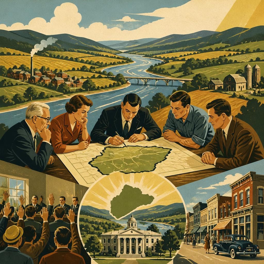 Cover art for A County Drawn Into Being