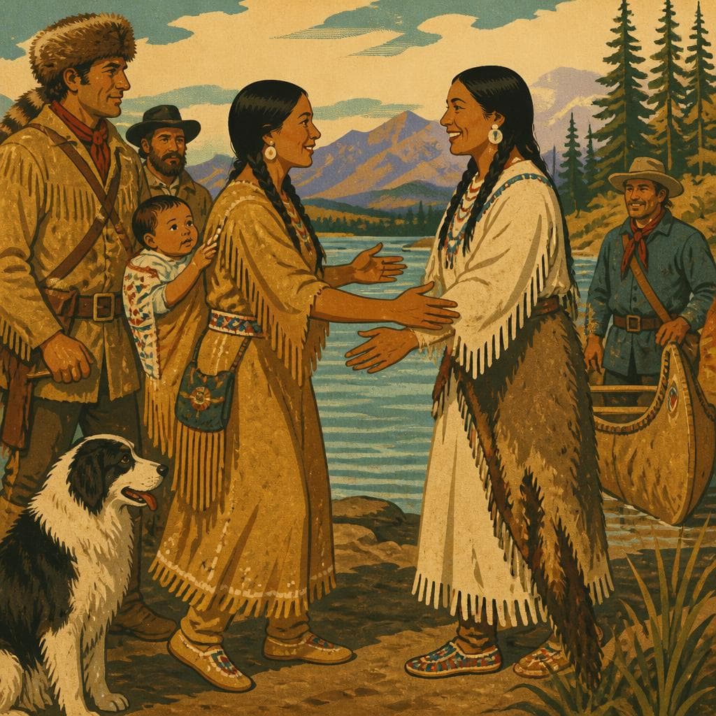 Cover art for When Sacagawea Met Cameahwait