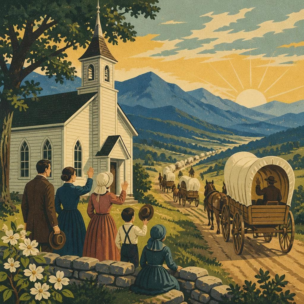 Cover art for West of the Blue Ridge, a Congregation Endures