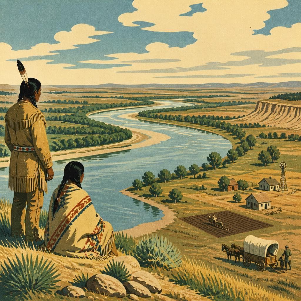 Cover art for Where the River Drew the First Lines
