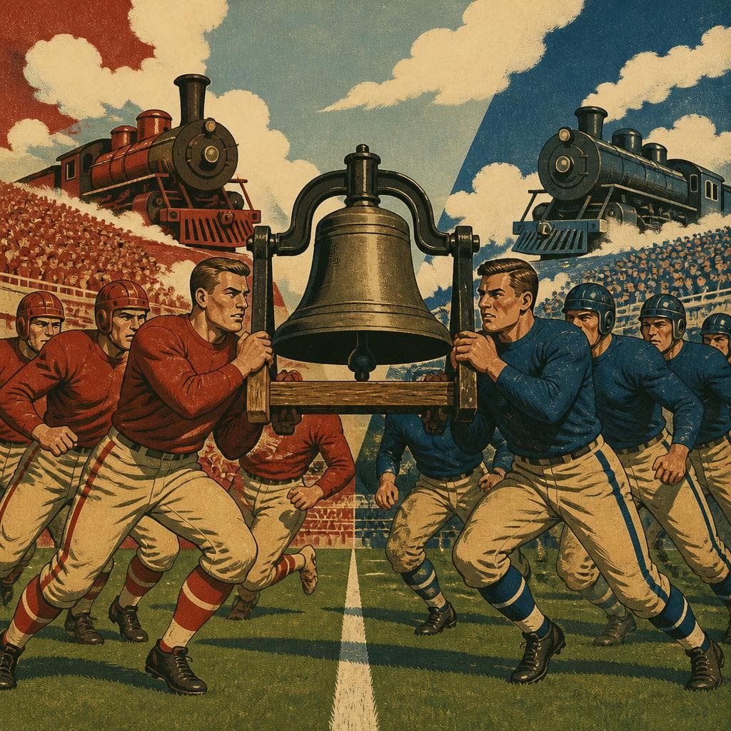 Cover art for When a Railroad Bell Took the Field