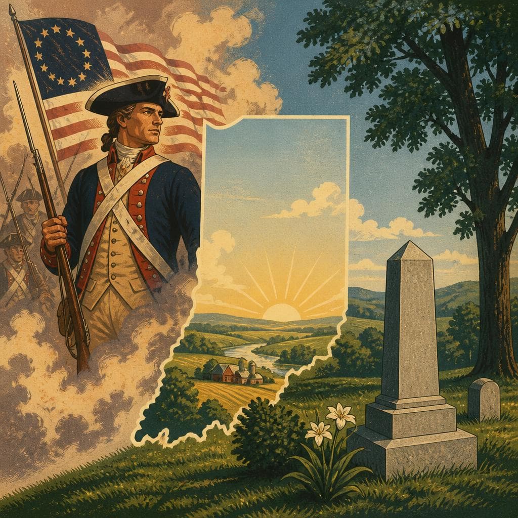 Cover art for From Washington’s Army to an Indiana Grave