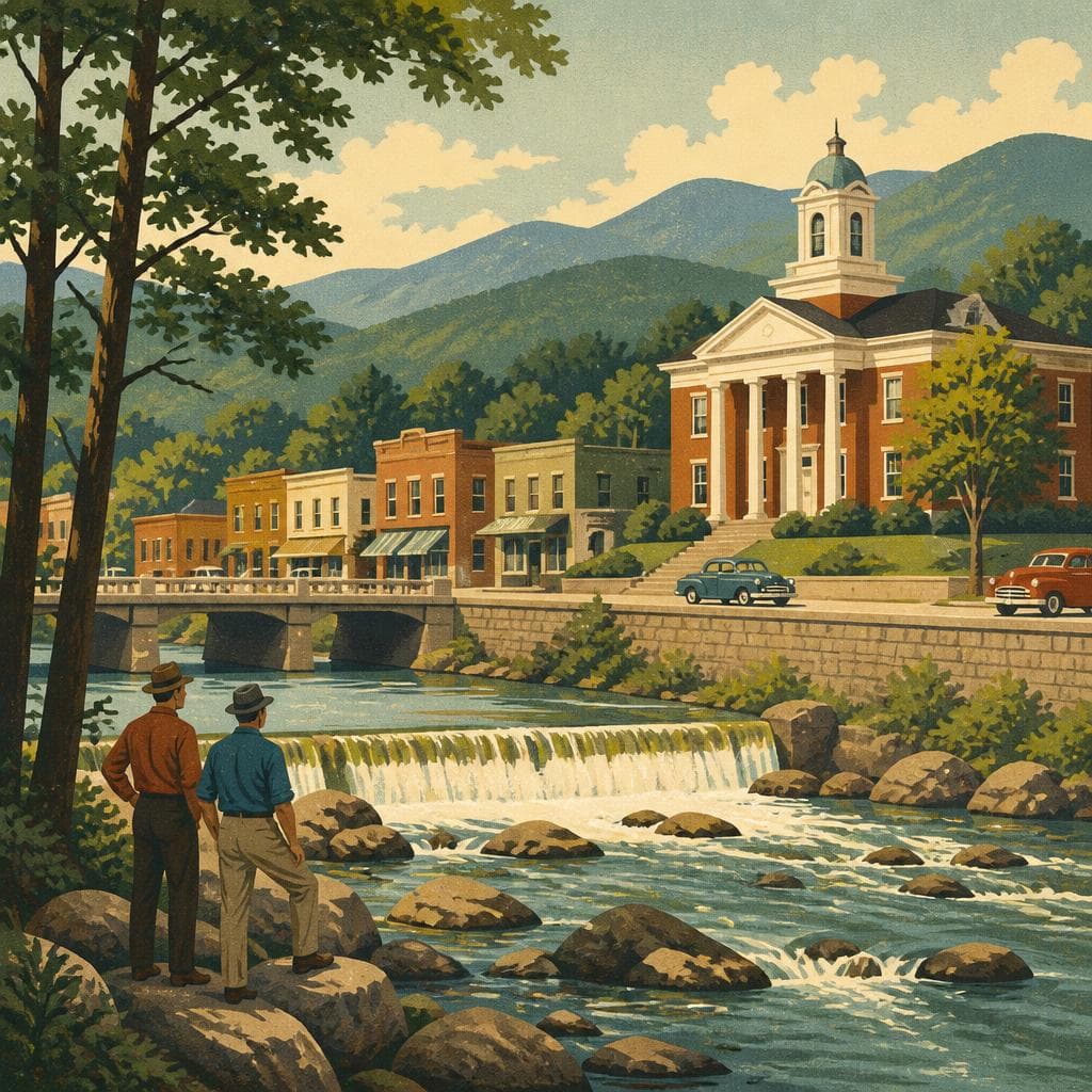 Cover art for Where a Short River Made a County Seat