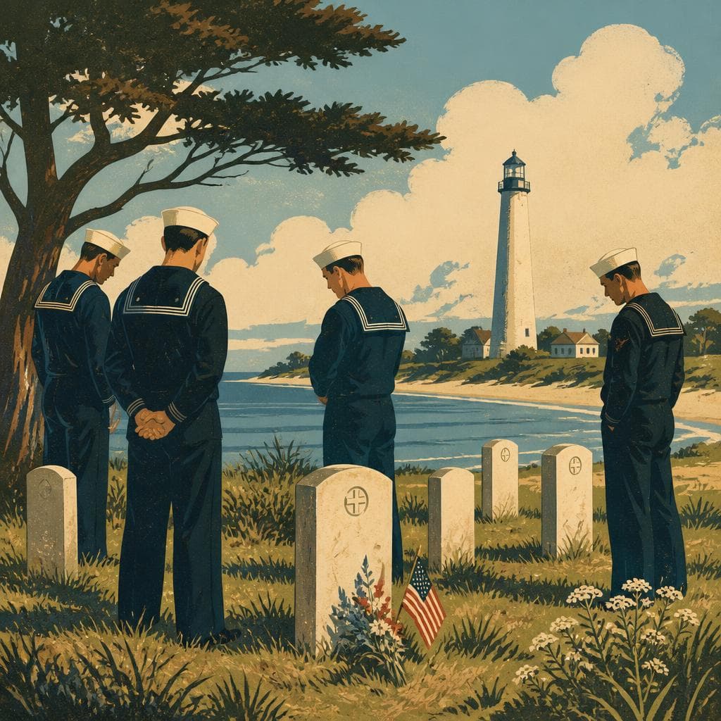 Cover art for Four Sailors, One Small Island