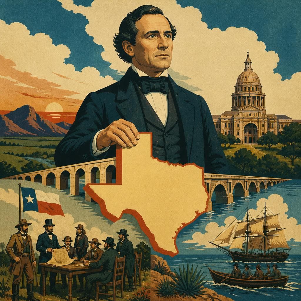 Cover art for The Man Who Bridged Texas and Left a Name on the Map
