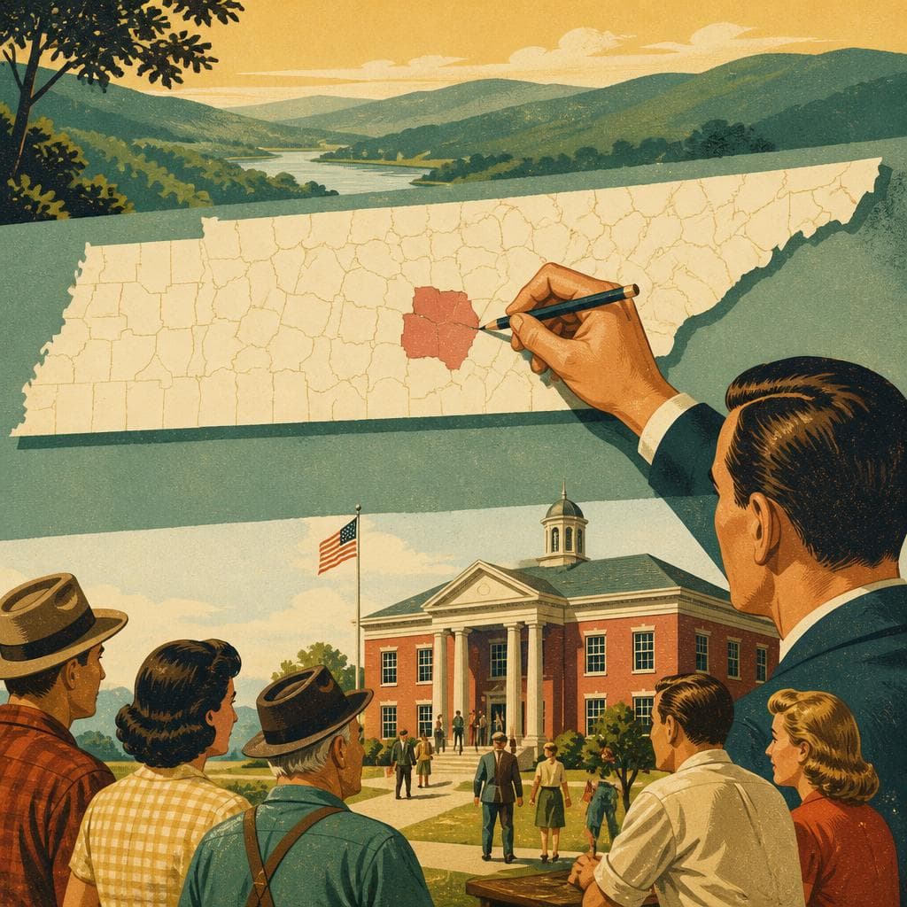 Cover art for When Tennessee Drew a New County