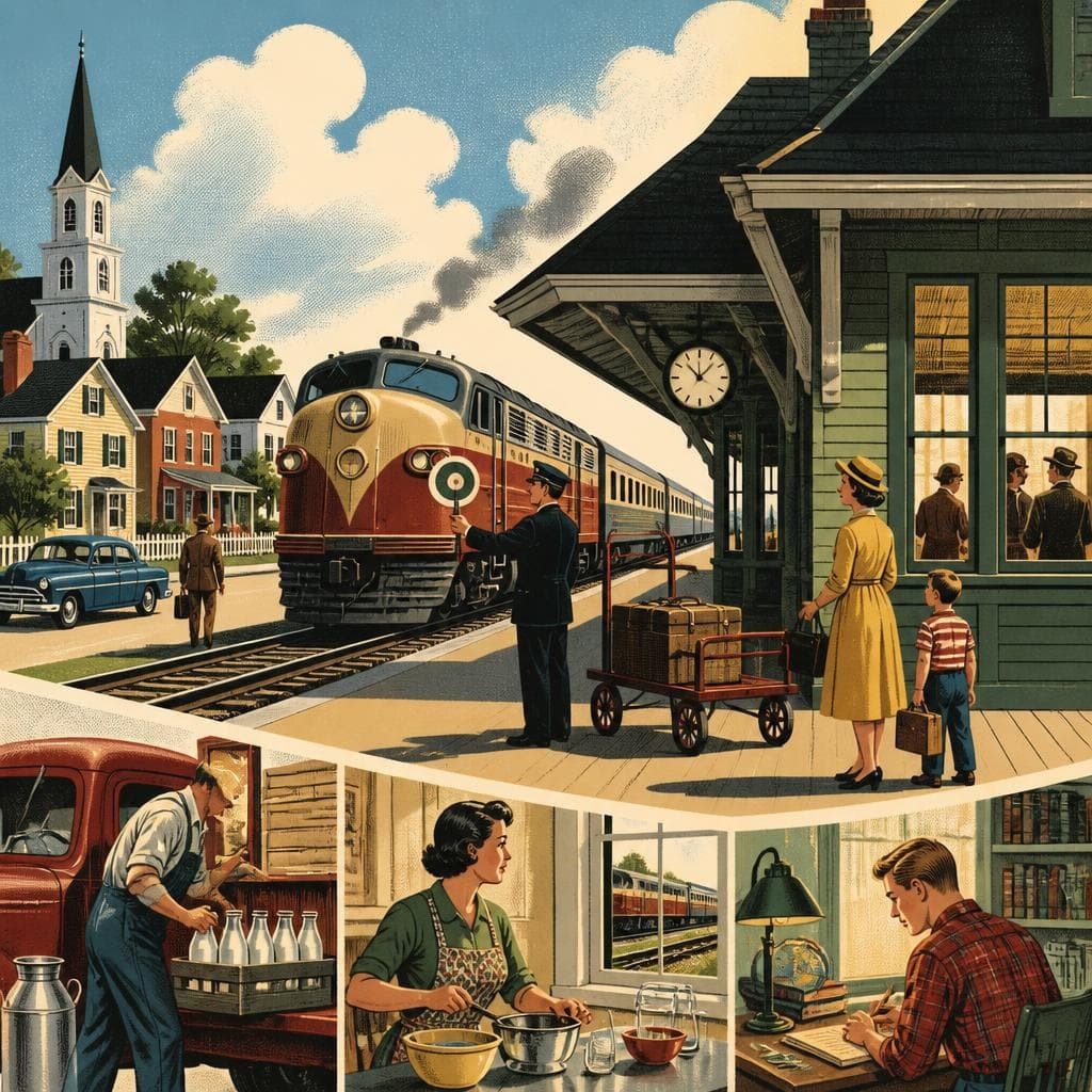 Cover art for When the Depot Kept Hamlet on Time
