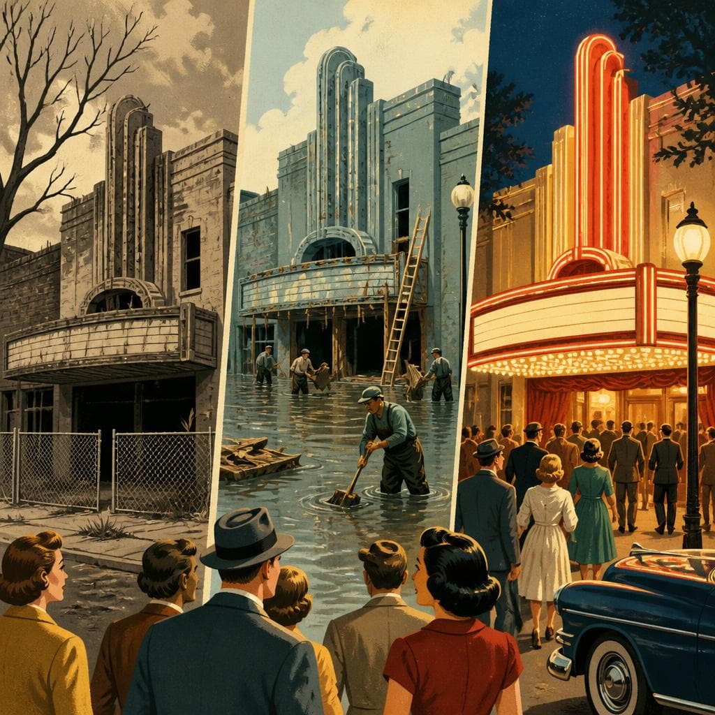 Cover art for When the Curtain Rose Again on DeMers Avenue