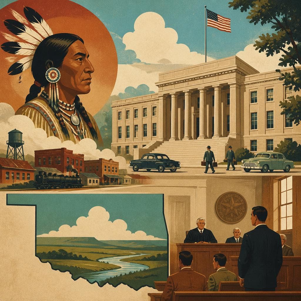 Cover art for When Federal Justice Moved to Muskogee