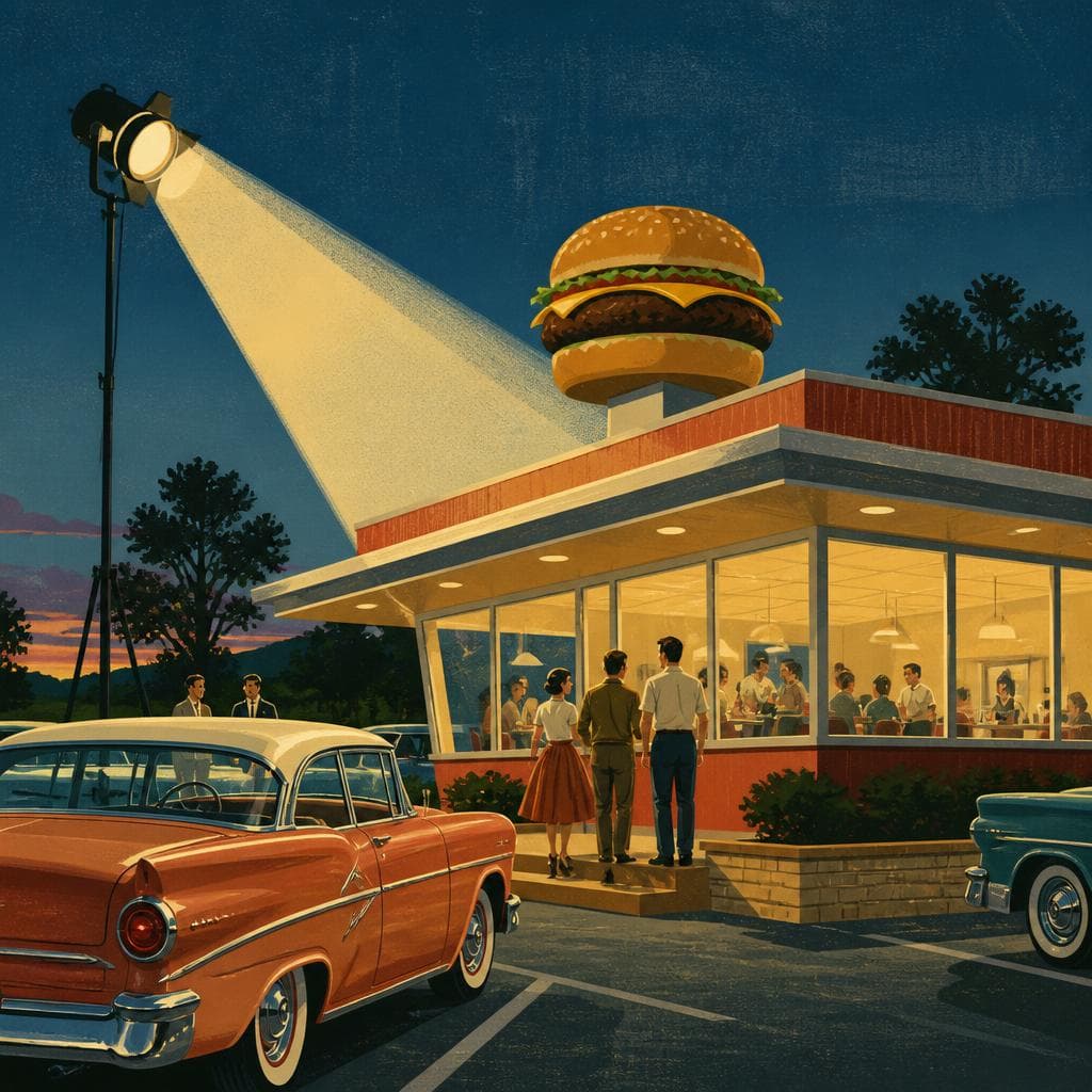 Cover art for A Burger Joint Stays Itself After the Spotlight