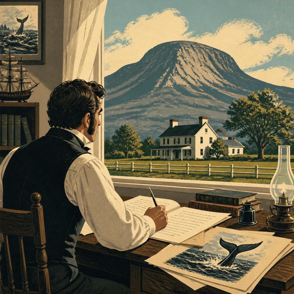 Cover art for Where Melville Faced the Mountain