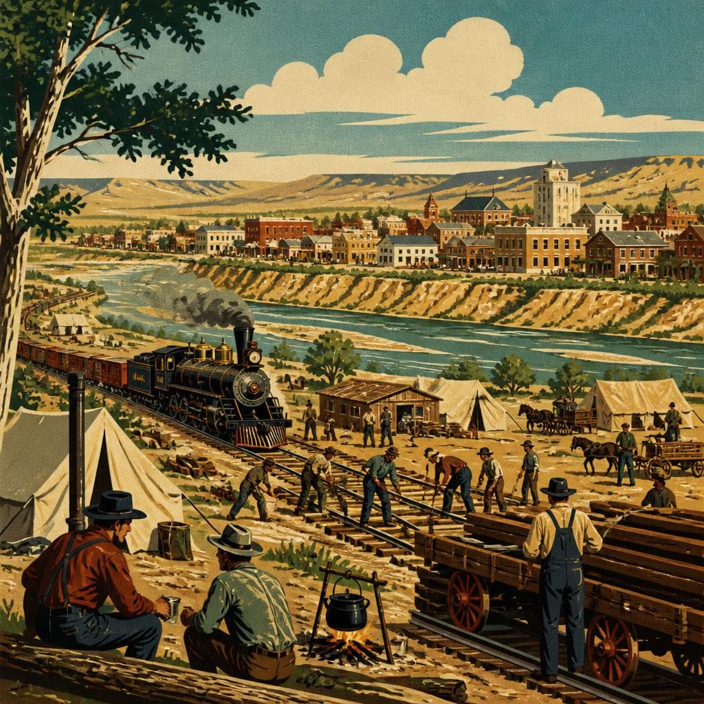 Cover art for When the Railroad Made Glendive
