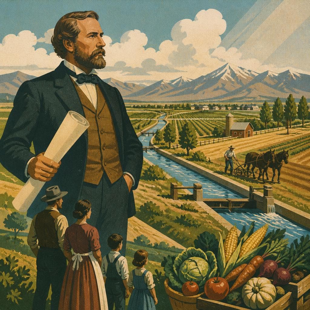 Cover art for Nathan Meeker’s Ordered Dream on the Plains