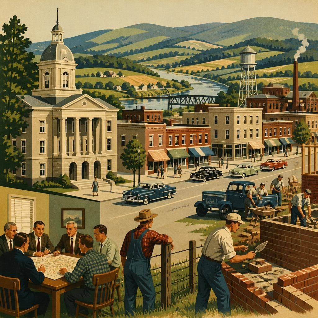 Cover art for A Town Built to Hold the County Together