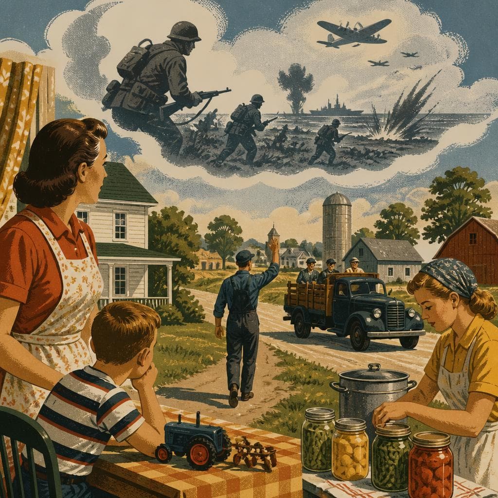 Cover art for When Distant Fighting Reached Faribault County