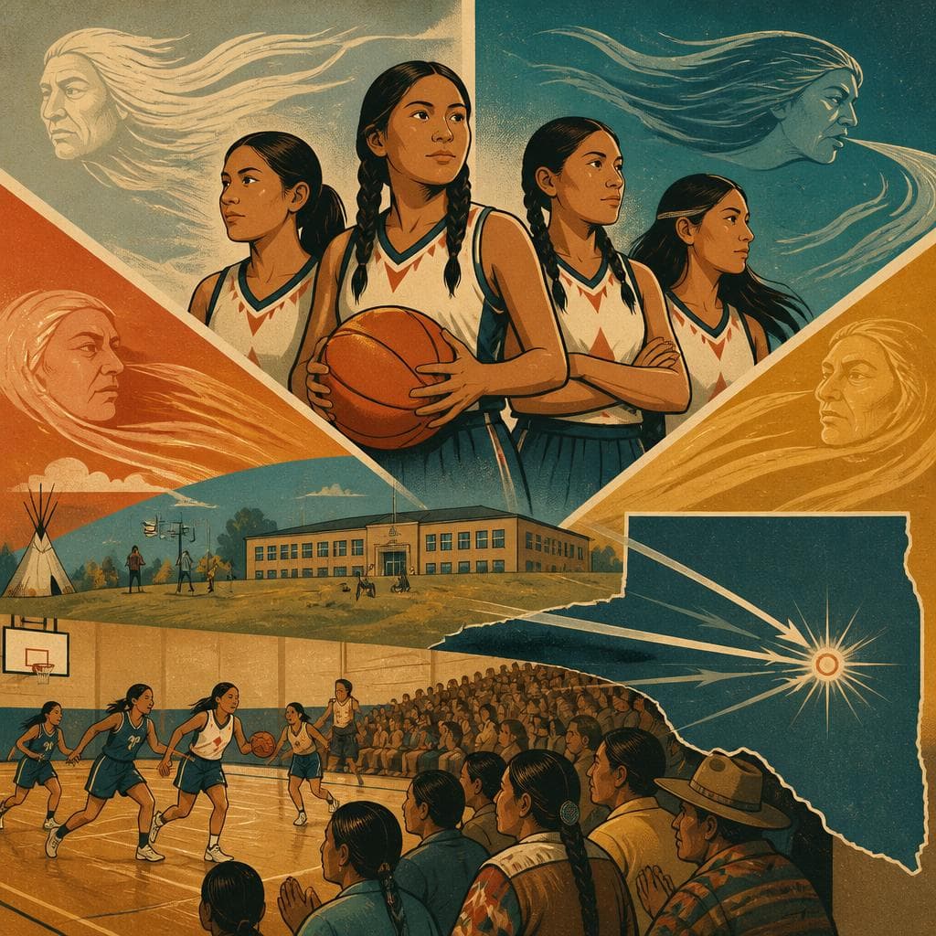 Cover art for How Four Winds Put Fort Totten on the Basketball Map