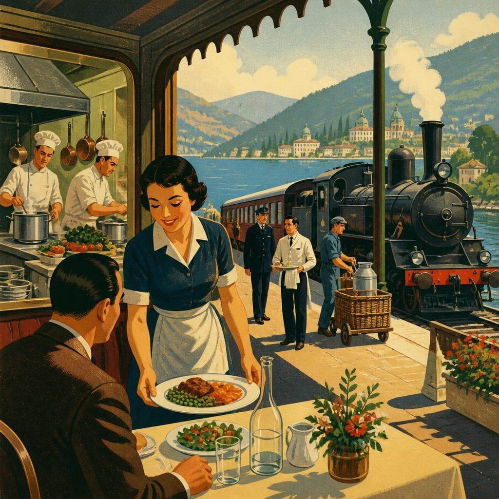 Cover art for Where Steam Ran on Meals and Timetables
