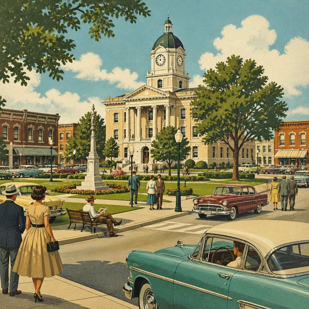 Cover art for Around the Square in Dixon