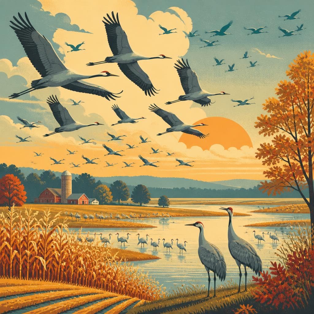 Cover art for When the Cranes Take Over the Sky
