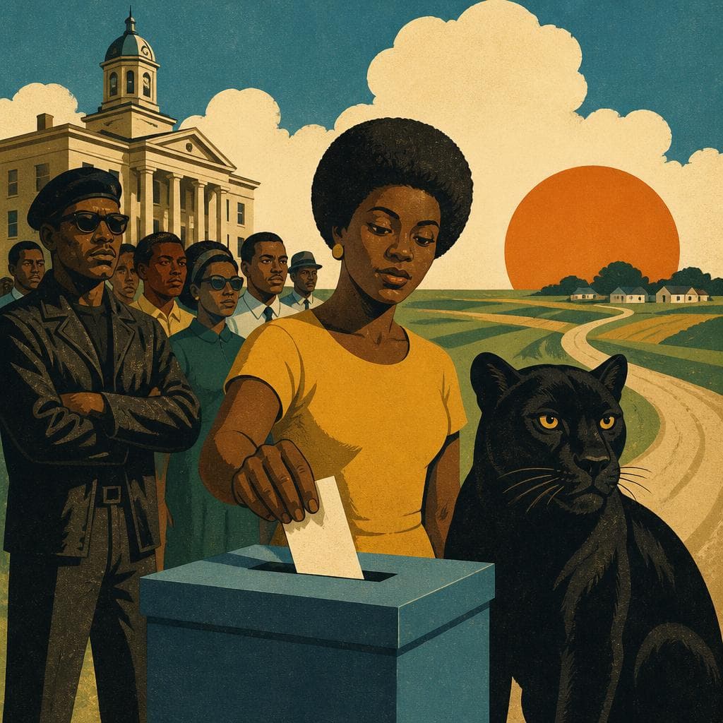 Cover art for The Panther on the Ballot