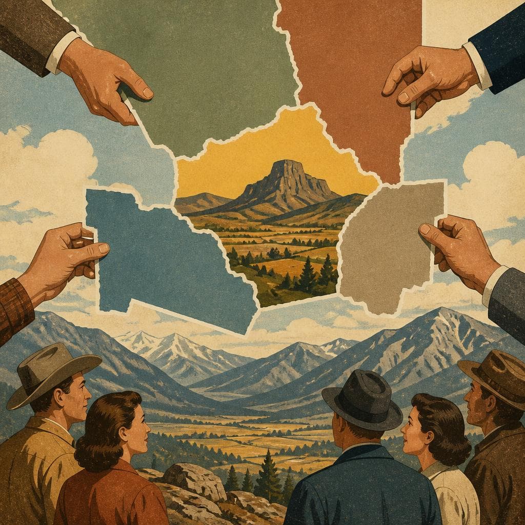 Cover art for A County Sewn Together in Mountain Time
