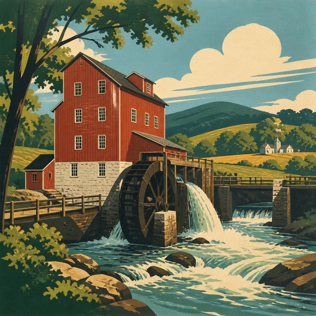Cover art for When the River Made the Flour