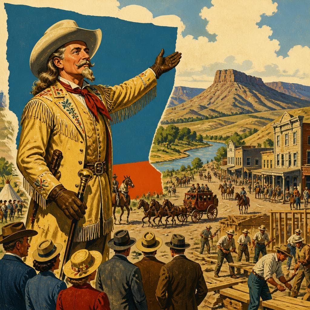 Cover art for How Buffalo Bill Put Cody on the Map