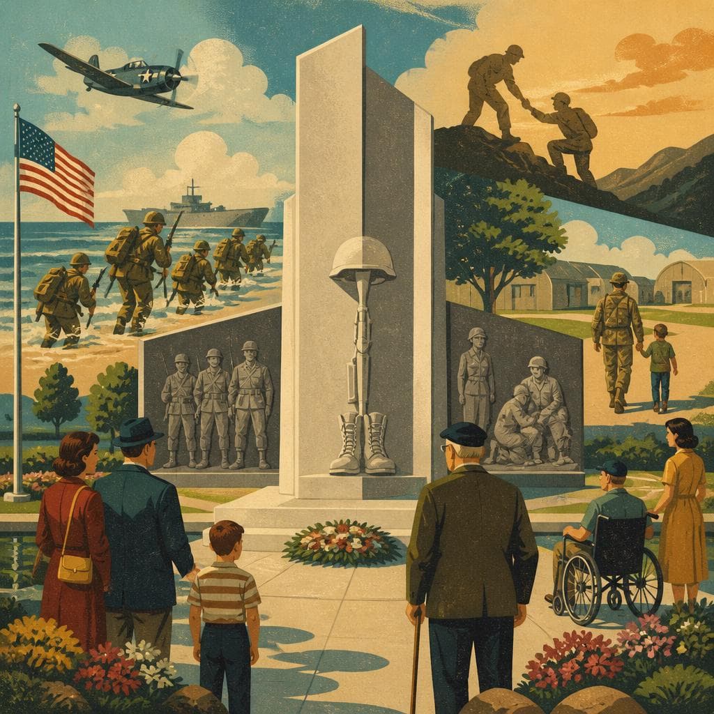 Cover art for A County Remembers in One Place