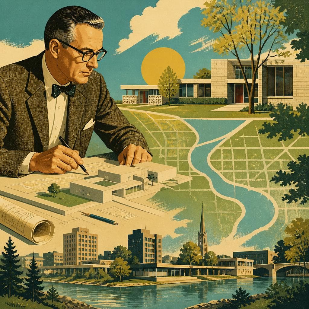 Cover art for How Alden B. Dow Built Midland’s Look