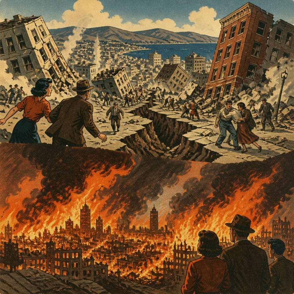 Cover art for When the Ground Broke, the Fire Finished the Job