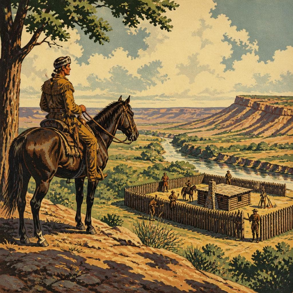 Cover art for Where Kit Carson Planted a Guard on the Cimarron