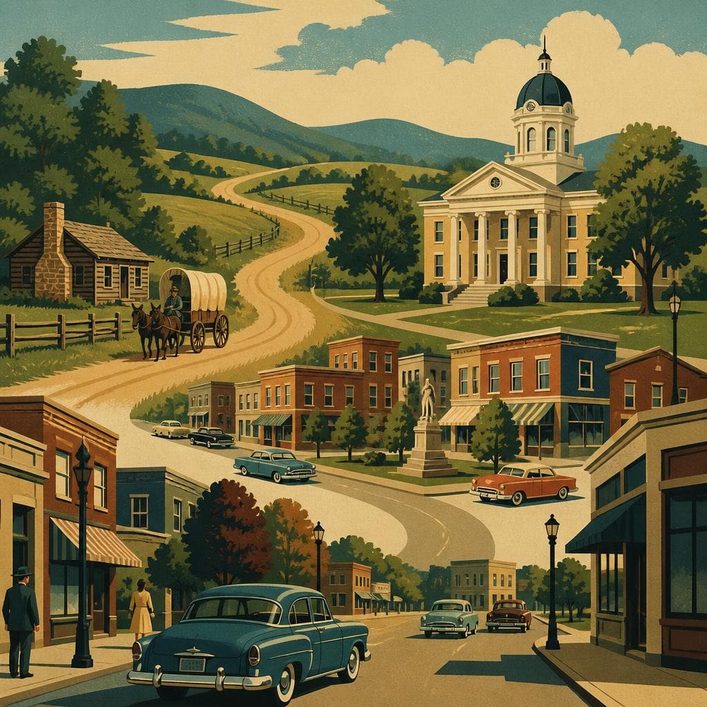 Cover art for Where the Road Made the County Seat
