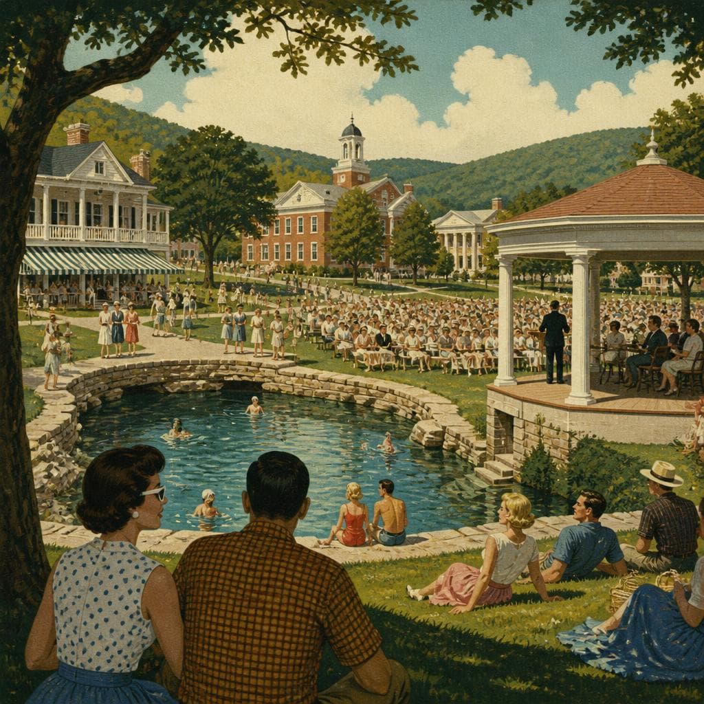 Cover art for When Pertle Springs Drew a Crowd
