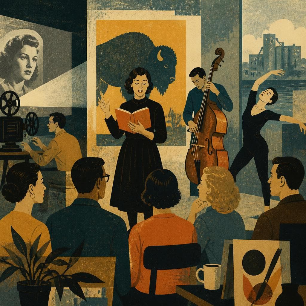 Cover art for Where Buffalo Learned to Read Across the Arts