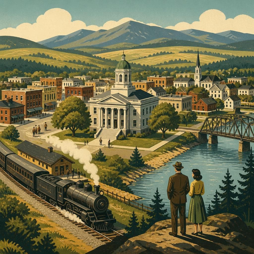 Cover art for Where the Valley Became a County Seat