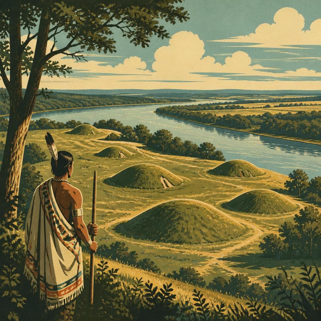 Cover art for Seven Mounds Above the Iowa River