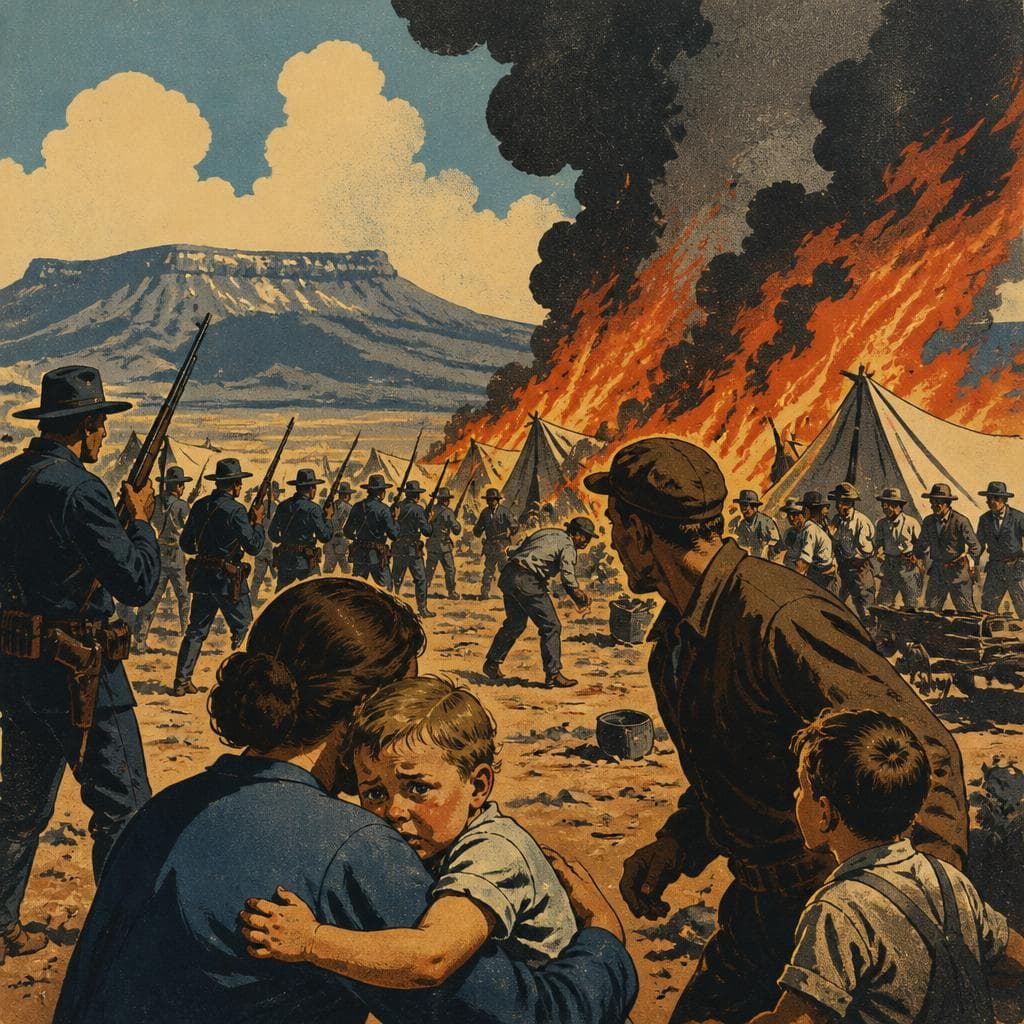 Cover art for When the Tents Burned at Ludlow