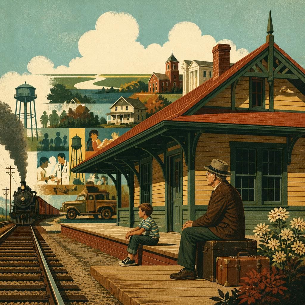 Cover art for Where Coweta Still Waits for the Train