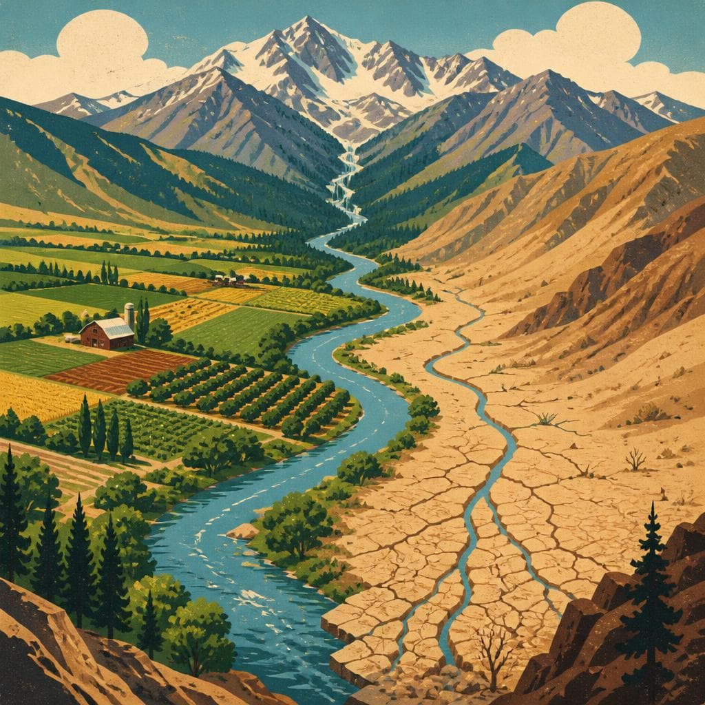 Cover art for Where the Valley Drinks Its Streams