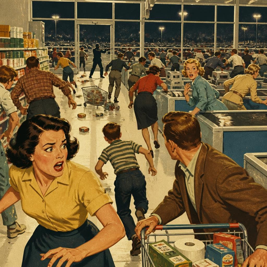 Cover art for The Night Panic Broke the Checkout Line
