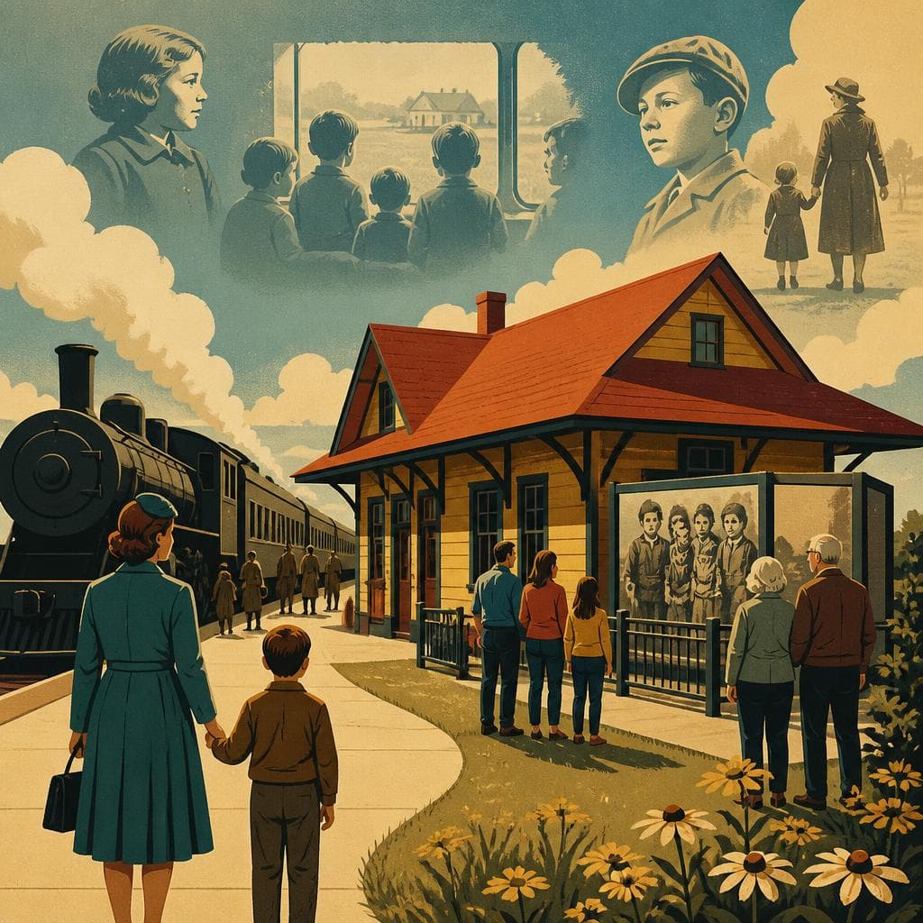 Cover art for Where the Orphan Train Story Comes Home