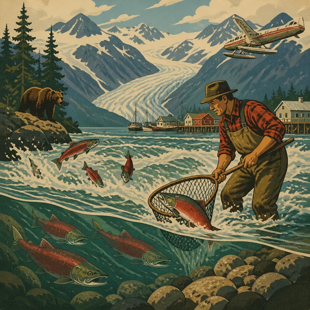 Cover art for Where Salmon Make a River Famous