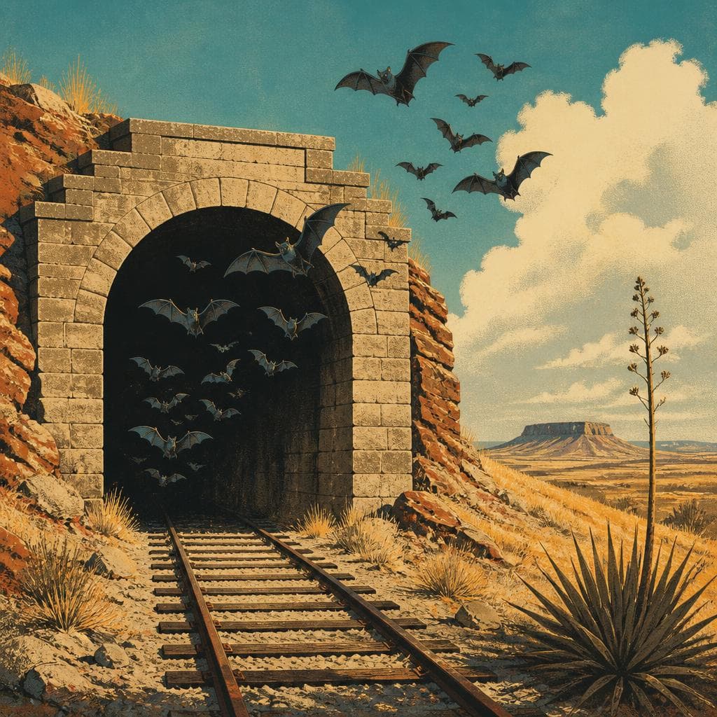 Cover art for Where the Trains Gave Way to Bats
