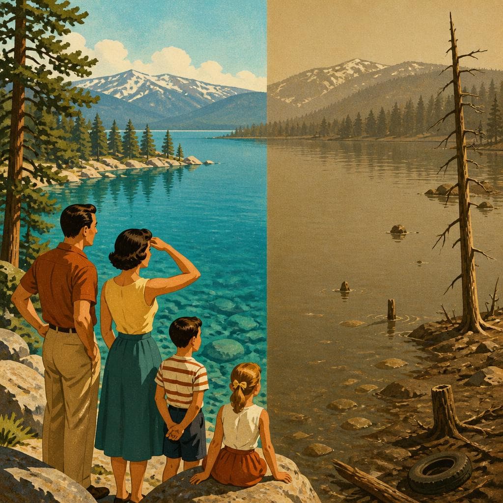 Cover art for Watching Tahoe Disappear